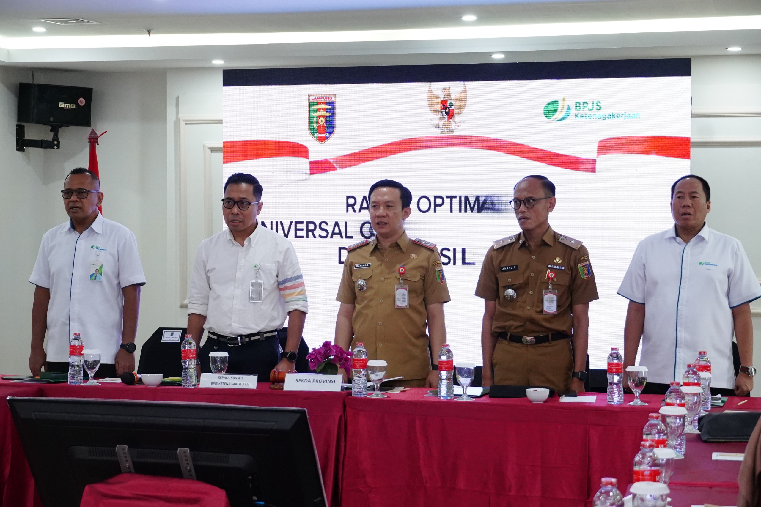 Pemprov Lampung Perkuat Optimalisasi UCJ Jaminan Sosial Ketenagakerjaan, Fokus Perlindungan Pekerja Rentan